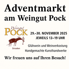 Adventmarkt am Weingut Pock