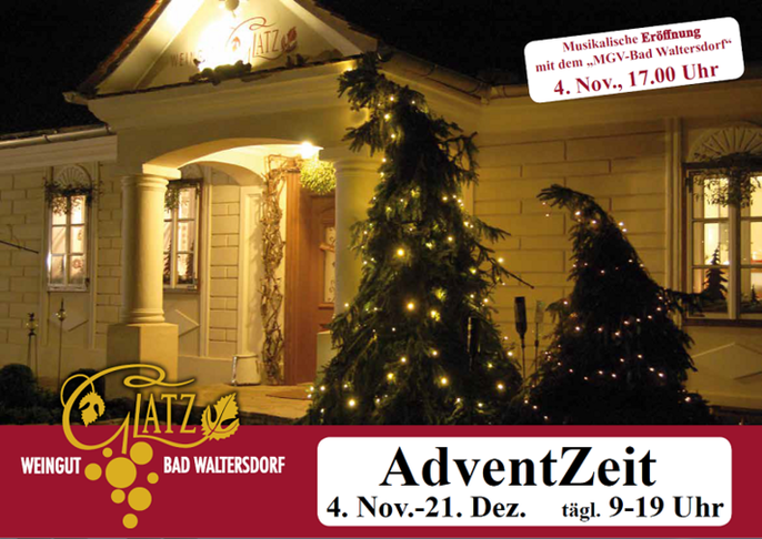 Adventmarkt beim Weingut Glatz Adventmarkt beim Weingut Glatz