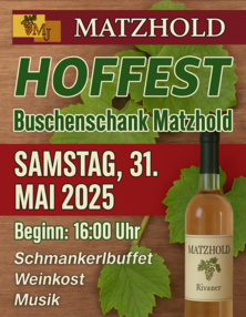 Hoffest beim Matzhold