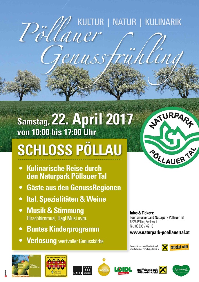 Pöllauer Genussfrühling 2017 Pöllauer Genussfrühling 2017