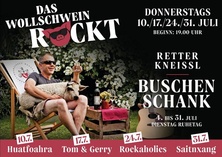 Das Wollschwein rockt – Livemusik & Kulinarik im Garten