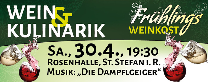 Wein und Kulinarik in St. Stefan im Rosental Wein und Kulinarik in St. Stefan im Rosental