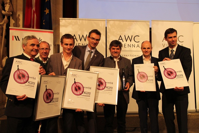 Tolle Erfolge für steirische Weinbauern bei awc Vienna