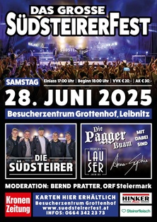 Das große Südsteirerfest – 10 Jahre Musik, Stimmung & Südsteiermark pur