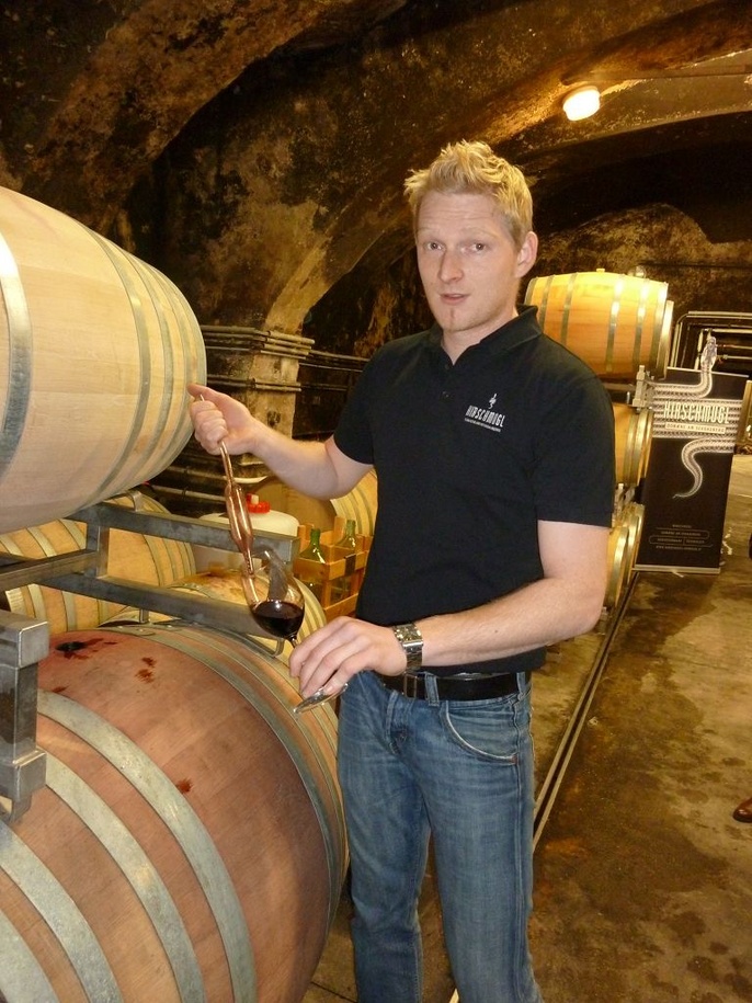 Fassprobenverkostung beim Weingut Hirschmugl