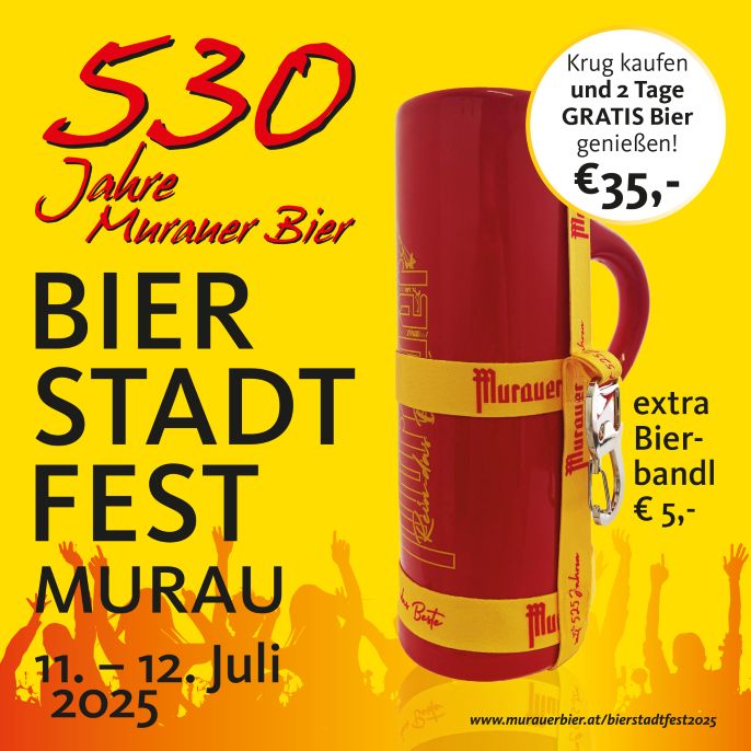 Bierstadtfest Murau – 530 Jahre Murauer Bier Bierstadtfest Murau – 530 Jahre Murauer Bier