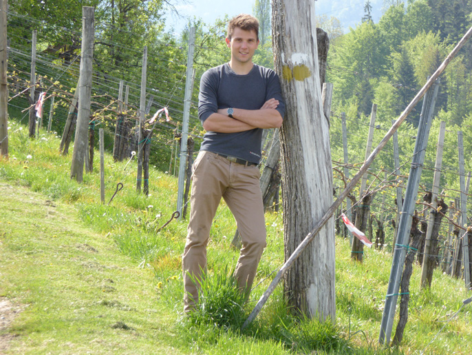 Jungwinzer des Jahres 2015: Fabian Narat-Zitz Jungwinzer des Jahres 2015: Fabian Narat-Zitz