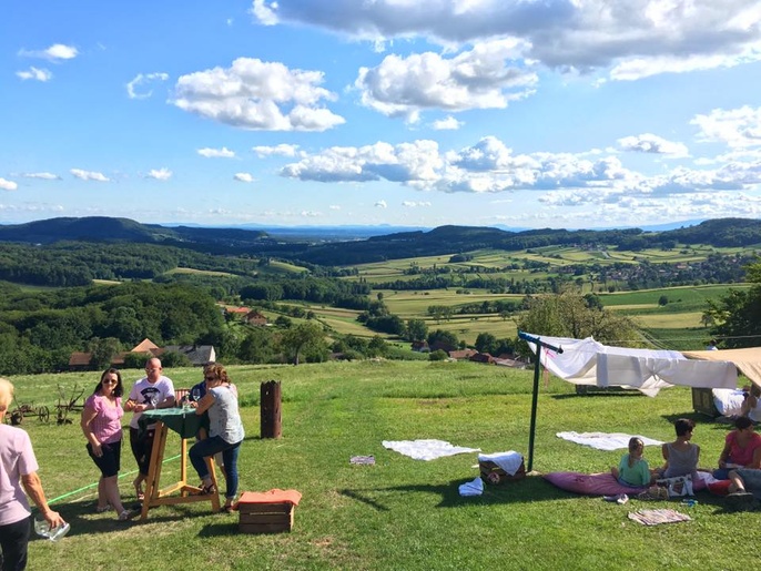 Weinblüten Picknick