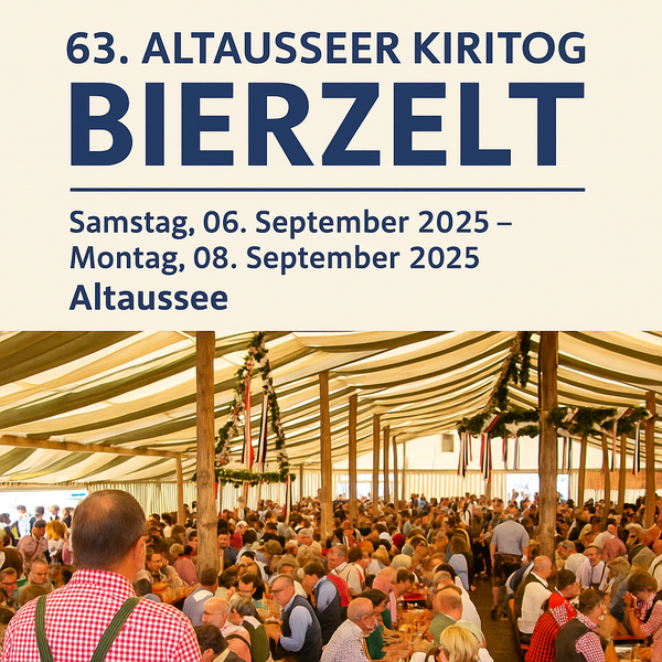 63. Altausseer Kiritog Bierzelt